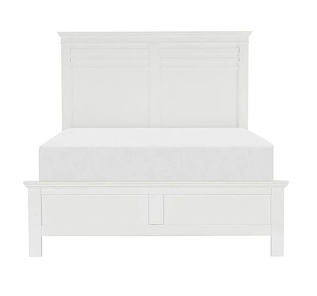 Homelegance Blaire Farm Full Platform Bed in White 1675WF-1*