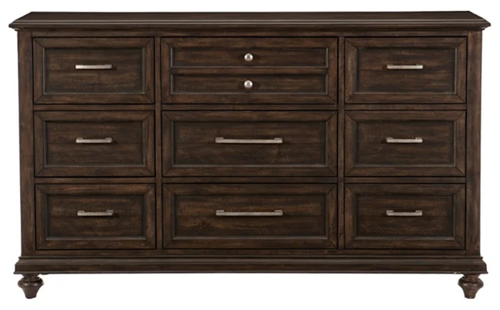 Homelegance Cardona Dresser in Driftwood Charcoal 1689-5
