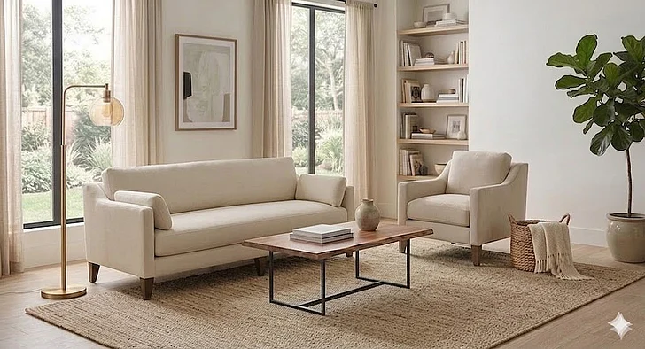 Fairfield Chair Dolce 2pc 90 Inch Living Room Set