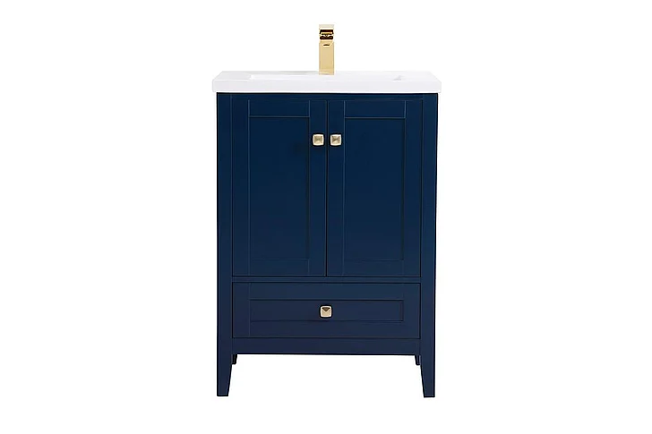 Elegant 24 In. Bathroom Vanity in Blue VF-2001BL CLOSEOUT