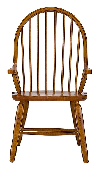 Liberty Furniture Treasures Bow Back Arm Chair in Oak 17-C2051 (Set of 2)