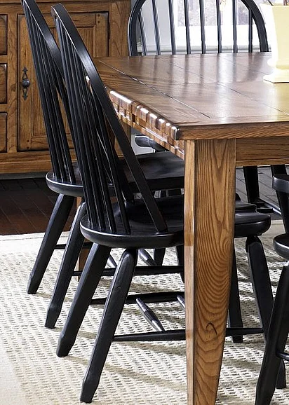 Liberty Furniture Treasures Bow Back Side Chair in Black 17-C4050 (Set of 2)