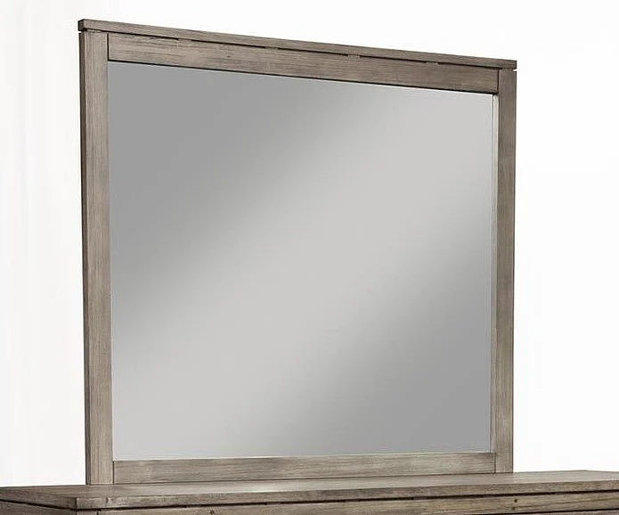 Alpine Furniture Sydney Mirror in Weathered Grey 1700-06