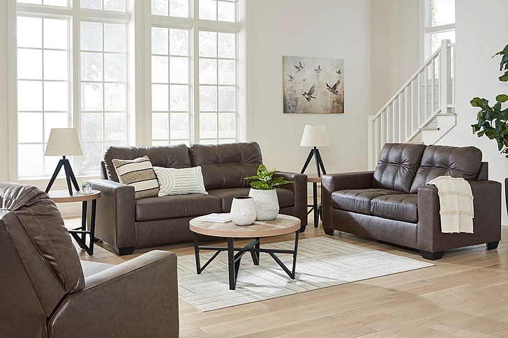 Barlin Mills 3-Piece Living Room Set in Umber