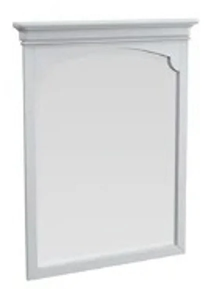 My Home Furnishings Neopolitan Vertical Mirror in Frost Gray 1704-201