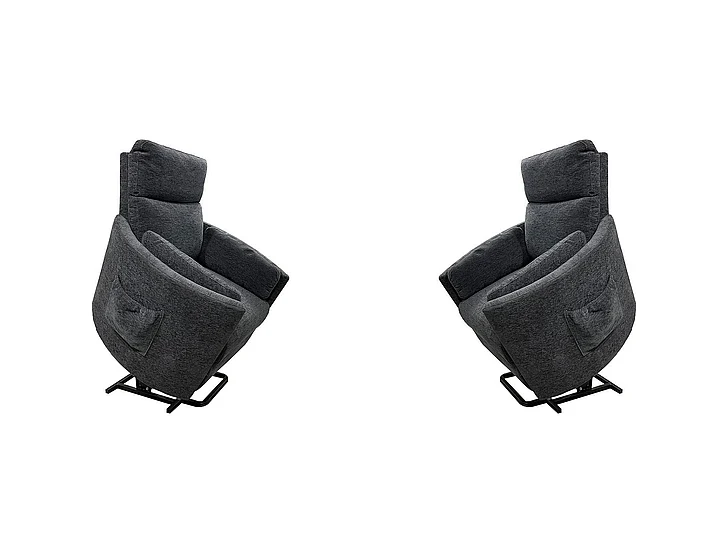 Parker House Radius Power Lift Recliner in Black MRAD#812LIFT-MED (Set of 2)