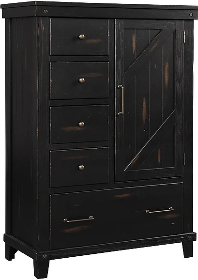 Emma Mason Signature Novaliches Door Chest in Black