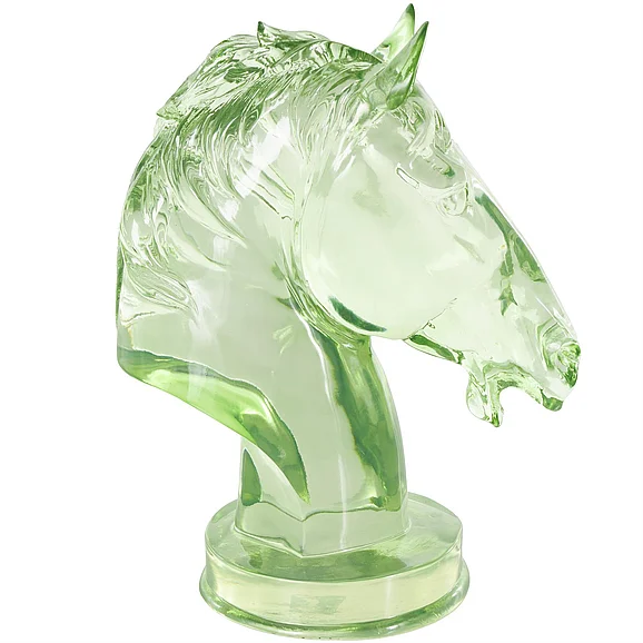 UMA CosmoLiving by Cosmopolitan Green Resin Horse Tinted Decorative Sculpture, 6" x 10" x 13" | 17112 CLOSEOUT