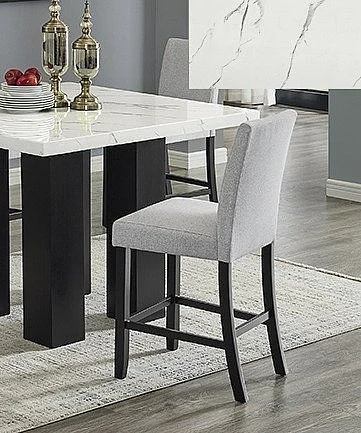 Crown Mark Parkside Counter Height Chair in Dove 1712DV-S-24