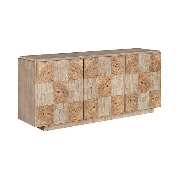Oliver Home Bedford Burl Sideboard in Auburn 1715-61