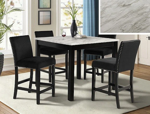 Crown Mark Lennon 5-Pk Counter Height Table 1715SET