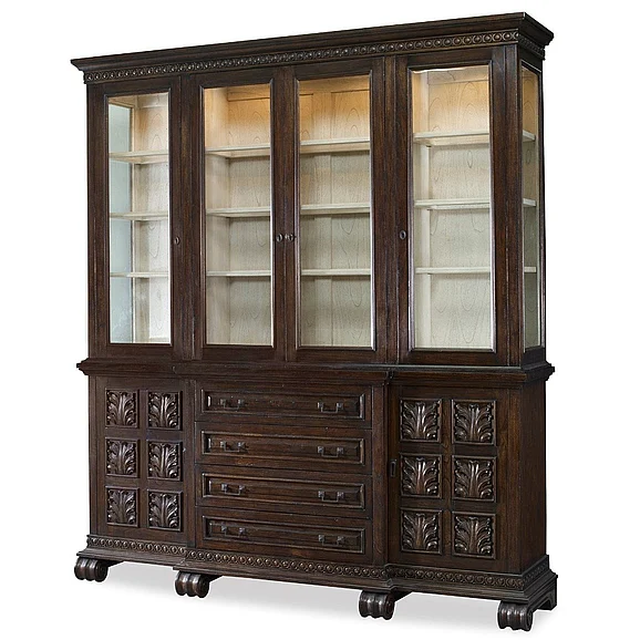 Ambella Home Castilian Buffet & Hutch in Brown 17501-340-001