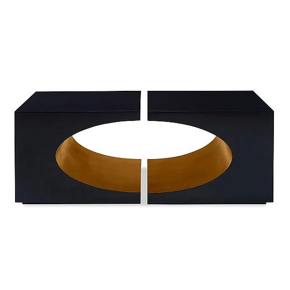 Ambella Home Void Cocktail Table in Black/Gold 17572-920-001