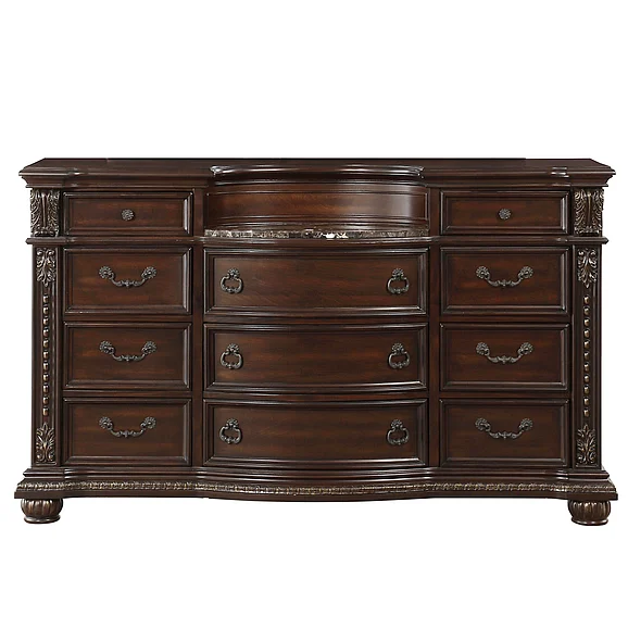 Homelegance Cavalier Dresser, Marble Insert 1757-5