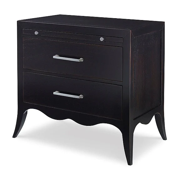 Ambella Home Beatrix Large Nightstand in Rubbed Raven 17591-830-026