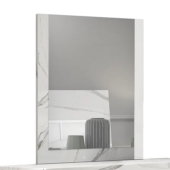 J&M Furniture Sunset Premium Mirror in Bianco Luc+Stat 17646-M CLOSEOUT