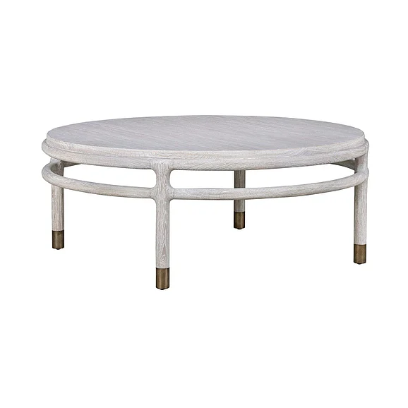Oliver Home Cedar Key Round Coffee Table in Destin 1772-62