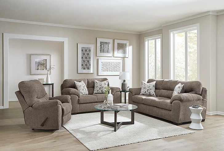 Peak Living 1780 2pc Living Room Set in Cousin Saddle CUSTOM ITEM