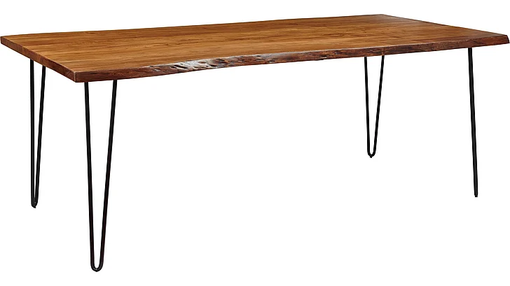 Jofran Nature's Edge 79" Dining Table in Light Chestnut 1781-79