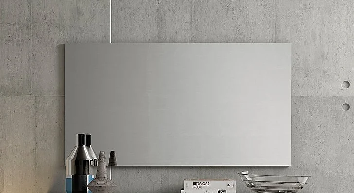 J&M Furniture Porto Premium Mirror in Light Grey CLOSEOUT