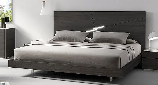 J&M Furniture Faro Premium Queen Bed in Wenge CLOSEOUT