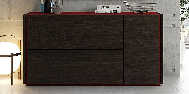 J&M Furniture Lagos Premium Dresser in Light Grey CLOSEOUT