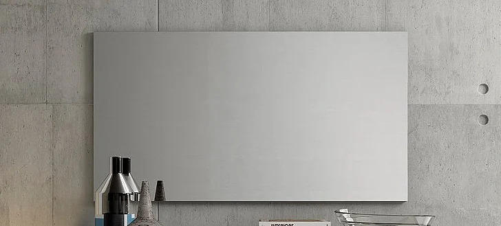 J&M Furniture Lagos Premium Mirror in Light Grey CLOSEOUT