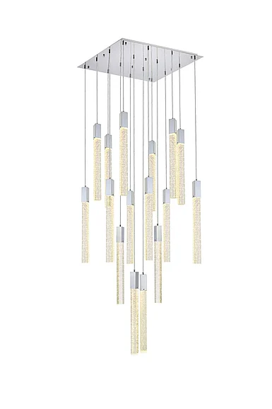Elegant Weston 16 Lights Pendant in Chrome 2066G30C