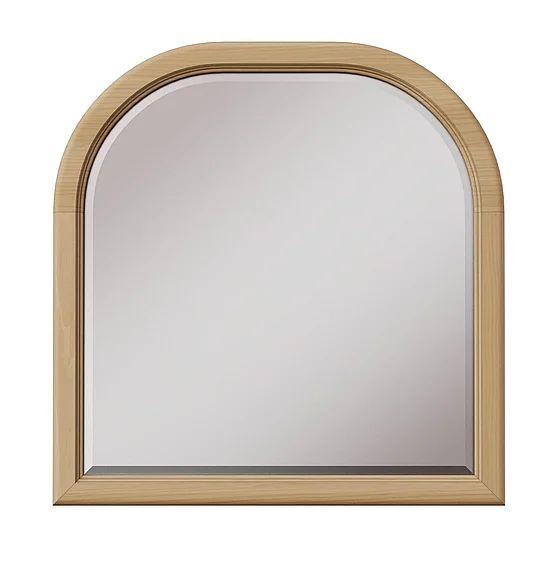 Vaughan-Bassett Pure Maple Arch Mirror in Natural Maple 182-446