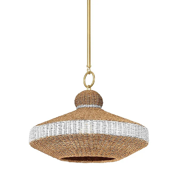 Hudson Valley Lighting Bethel Pendant Vintage Gold Leaf 1820-VGL
