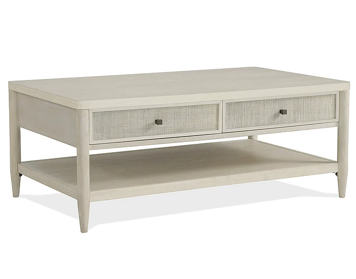 Riverside Furniture Maren Coffee Table in White 18202