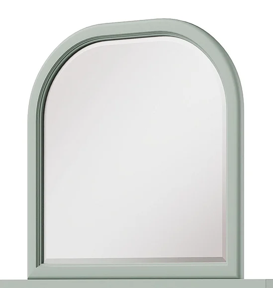 Vaughan-Bassett Pure Maple Arch Mirror in Sage 183-446