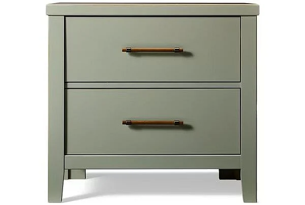 Vaughan-Bassett Pure Maple Night Stand 2 Drawer in Sage 183-227