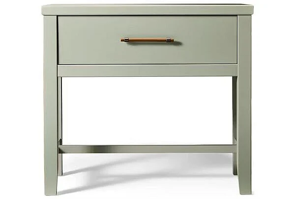 Vaughan-Bassett Pure Maple Bedside Table 1 Drawer in Sage 183-228