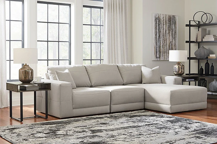 Next-Gen Gaucho 3-Piece Sectional Sofa with RAF Chaise in Gray