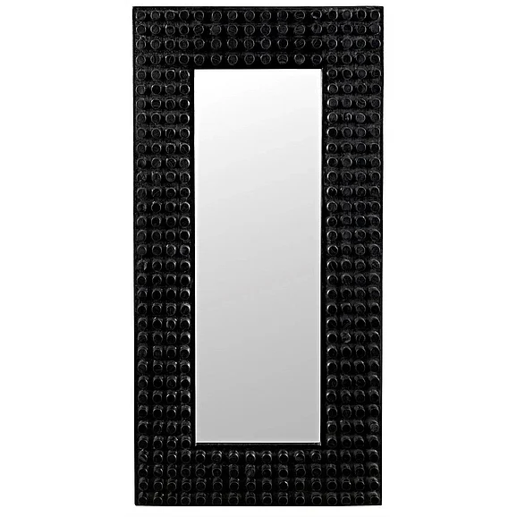 Noir Furniture Faustus Mirror IN Charcoal Black AE-153CHB