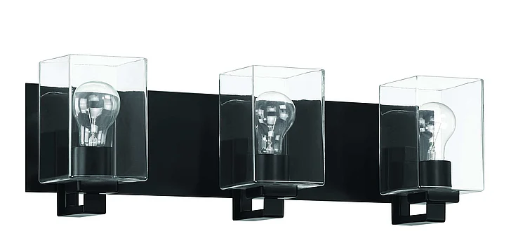 Craftmade McClane 3 Light Vanity in Flat Black 18524FB3