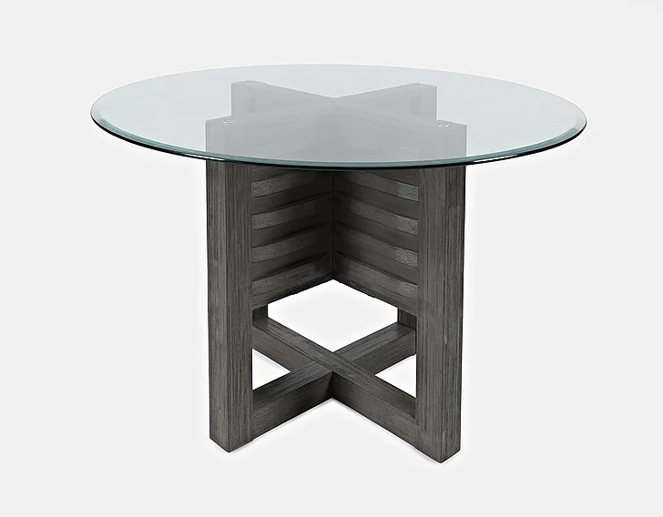 Jofran Altamonte 48" Round Dining Table in Brushed Grey 1855-48BG48RD