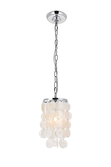 Elegant Selene 1 Light Chrome Pendant LD5050D6C CLOSEOUT