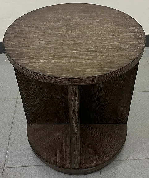 Riverside Furniture Landry Round End Table in Casual Mink 18809