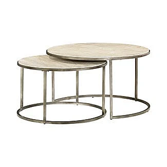Hammary Modern Basics Round Nesting Cocktail Table 190-911