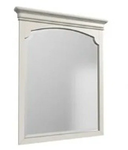 My Home Furnishings Neopolitan Vertical Mirror in Creamy White 1902-201