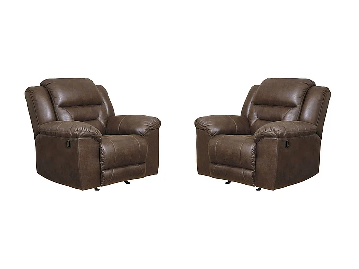 Stoneland Rocker Recliner in Chocolate 3990425 (Set of 2)
