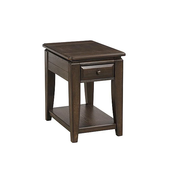 Emma Mason Signature Saddle Ridge Lane Chairside Table in Elm