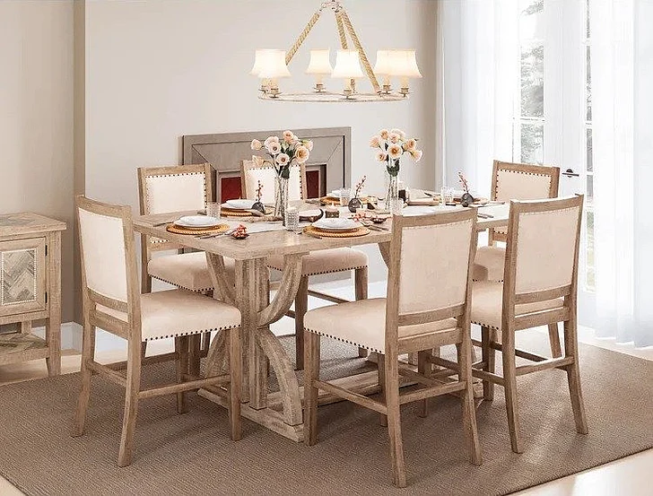 Jofran Fairview 7pc Counter Table Set in Ash