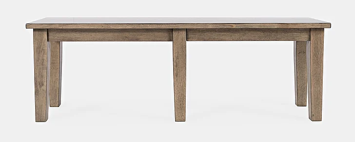 Jofran Prescott Park Dining Bench in Weathered Oak 1936-52KD
