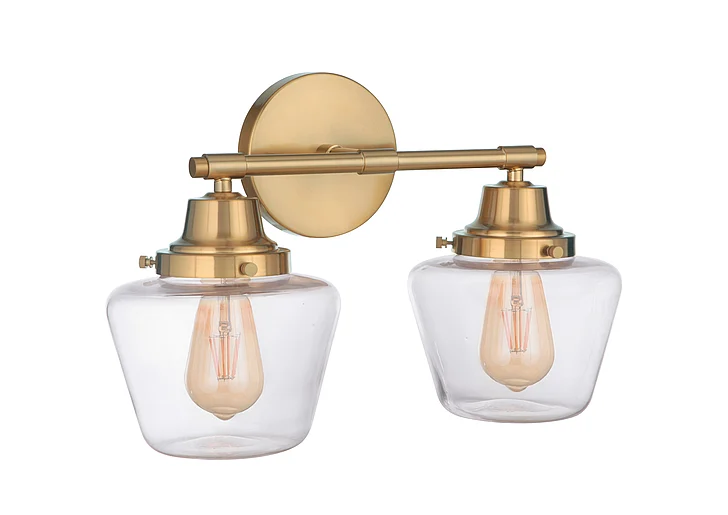 Craftmade Essex 2 Light Vanity in Satin Brass 19518SB2