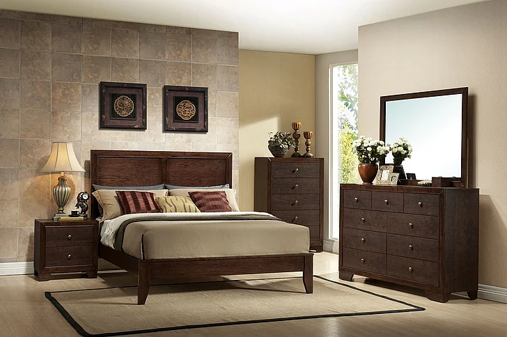 Acme Madison 4-Piece Panel Bedroom Set in Espresso