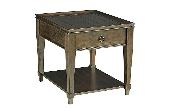 Hammary Sunset Vally Rectangular Drawer End in Mahogany 197-915D