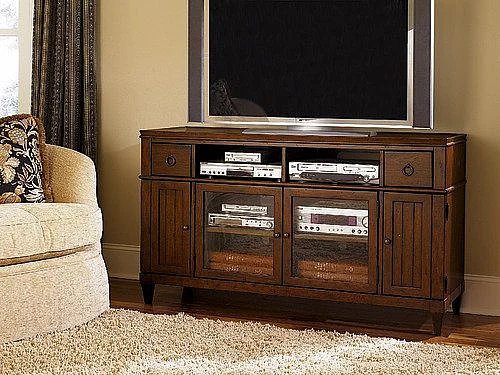 Hammary Sunset Valley Entertainment Console in Brown 197-927